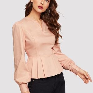 PEPLUM BLOUSE